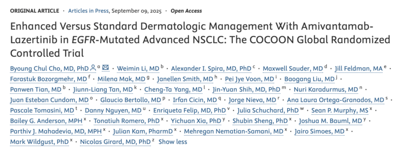 Masahiro Torasawa: How Can Skin Toxicity of Amivantamab and Lazertinib be Reduced?