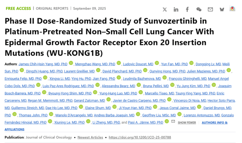 Xiuning Le: Sunvozertinib in Platinum-Pretreated NSCLC