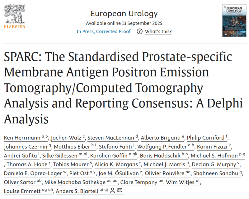 Michael Hofman: The Standardised PSMA PET-CT Analysis and Reporting Consensus