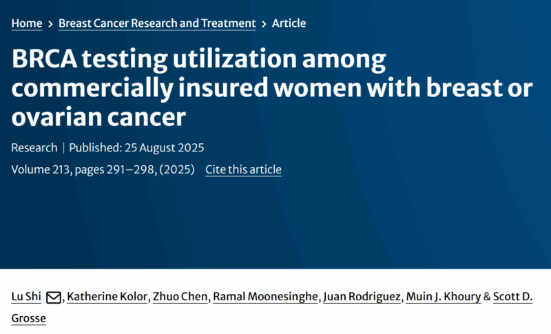 Svetlana Nikic: BRCA Testing Gap Persists in Breast and Ovarian Cancer