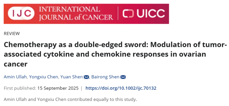 Himanshu Mishra: How Platinum and Taxane Chemotherapy Modulate Cytokine Signaling in Ovarian Cancer