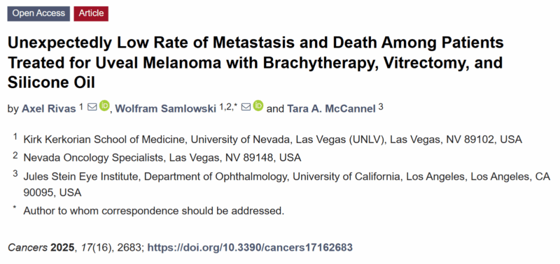 Vision-Saving Eye Surgery May Also Improve Survival in Patients with Uveal Melanoma - UCLA