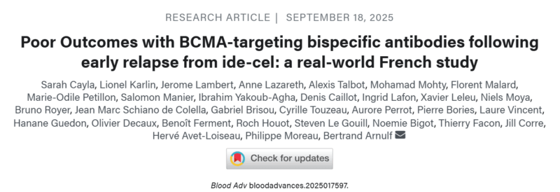 Myeloma Paper of the Day, September 19th, Suggested by Robert Orlowski