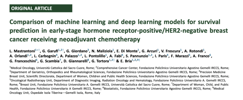 Armando Orlandi: Important Contribution to Oncology Research