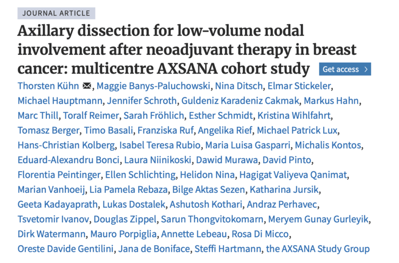 Kefah Mokbel: Do We Still Need Axillary Dissection for Low-Volume Nodal Disease After NACT?