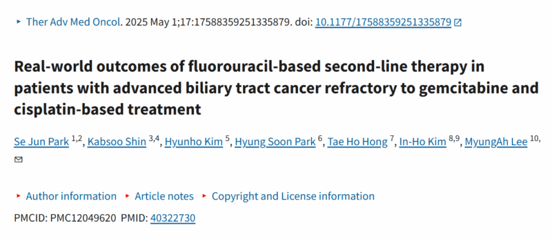 Thor Halfdanarson: A Paper on Liposomal Irinotecan's Efficacy in Biliary Tract Cancer
