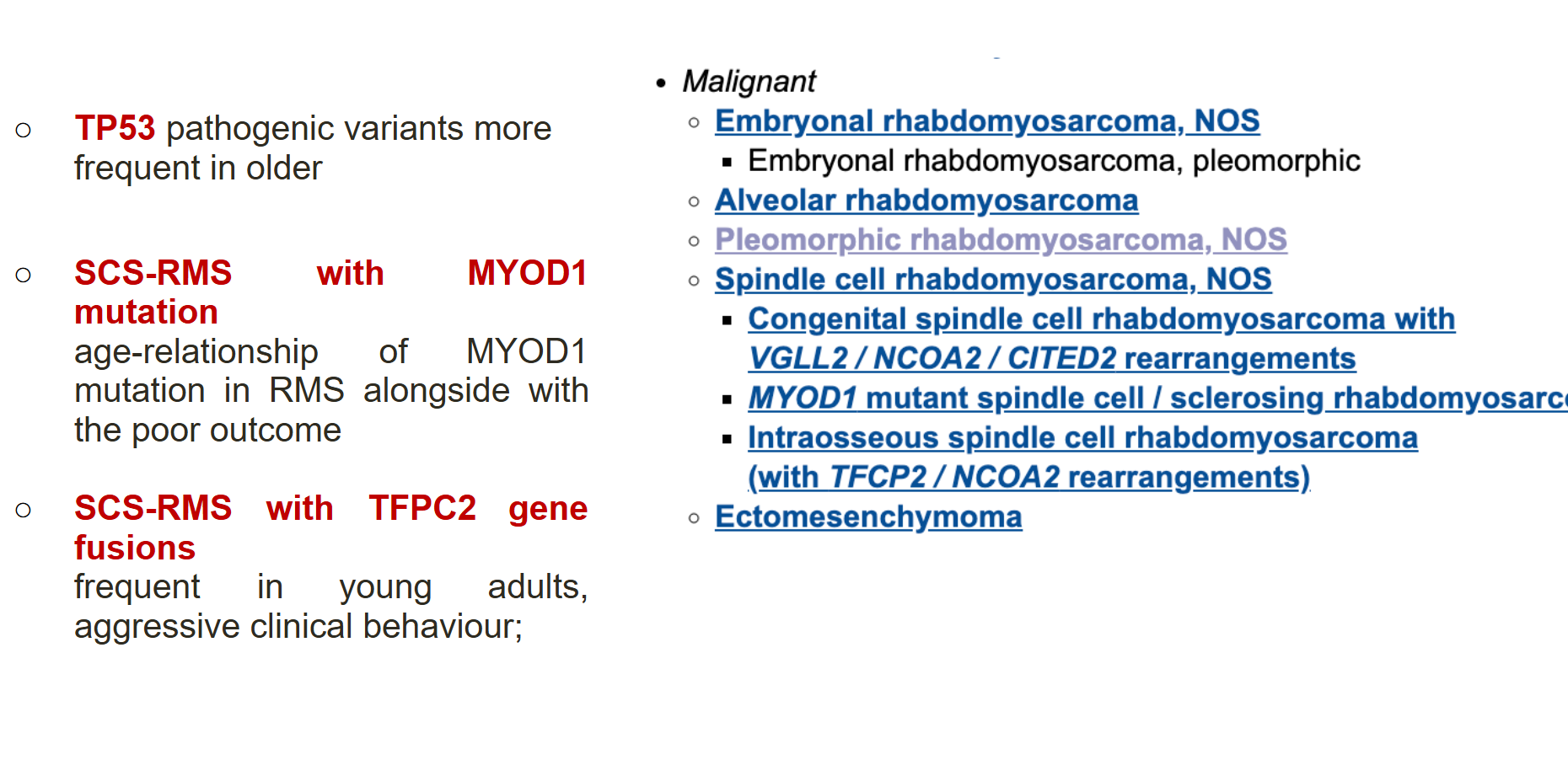 Pediatric soft tissue sarcoma 