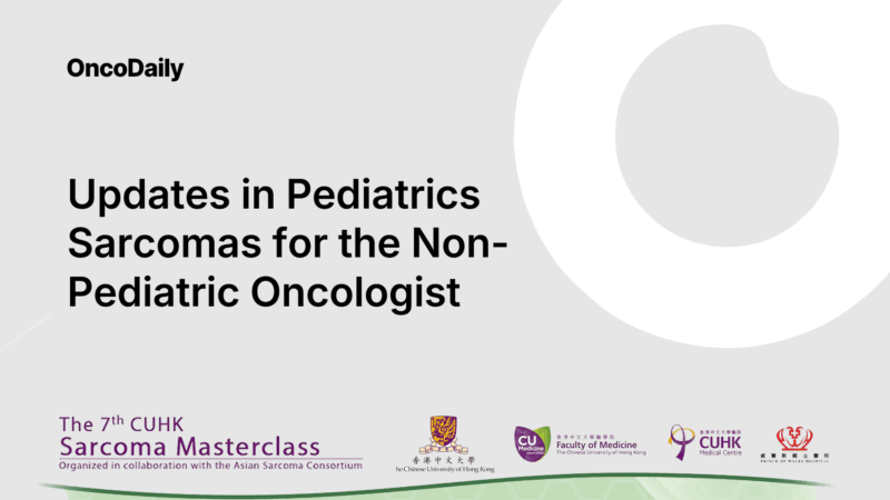 Pediatric Soft Tissue Sarcomas: Updates from the CUHK Sarcoma Masterclass 2025