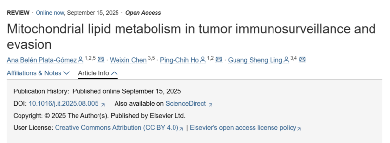 John Gordon on Mitochondrial Lipid Metabolism as a Therapeutic Target in Cancer