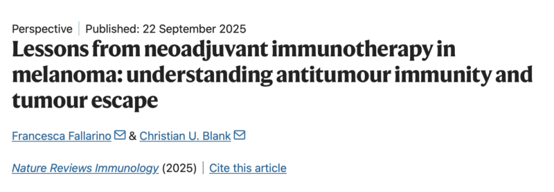 Christian Blank: Next Steps for Neoadjuvant Immunotherapy in Melanoma