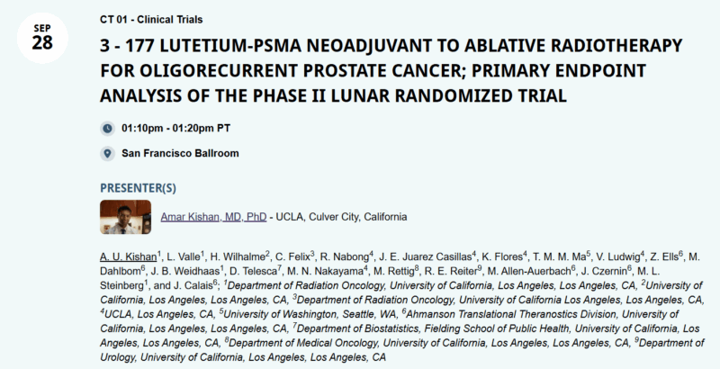 ASTRO: New Therapy Delays Progression of Recurrent Prostate Cancer