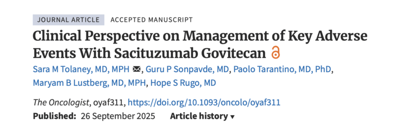 Shaheenah Dawood: How to Manage Side Effects of Sacituzumab Govitecan in the Clinic