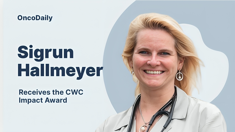 Congratulations to Dr. Sigrun Hallmeyer on Receiving the CWC Impact Award - Cancer Wellness Center
