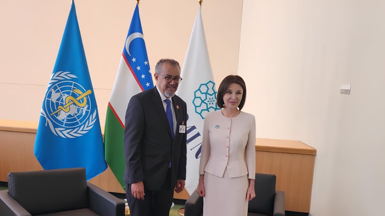 Tedros Adhanom Ghebreyesus: Meeting with Uzbekistan’s First Lady on Childhood Cancer Partnership