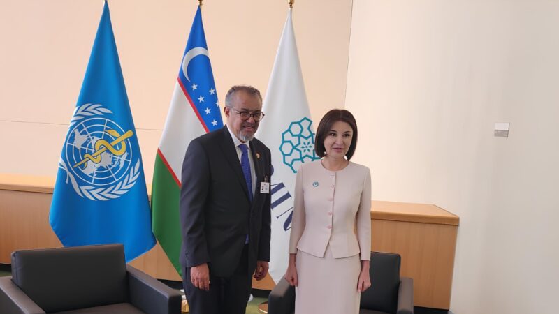 Tedros Adhanom Ghebreyesus: Meeting with Uzbekistan’s First Lady on Childhood Cancer Partnership