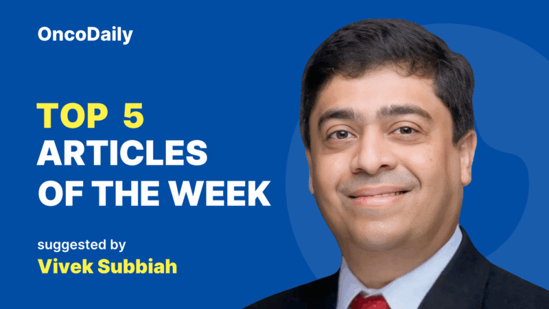 Top 5 Articles of the Week Suggested by Vivek Subbiah
