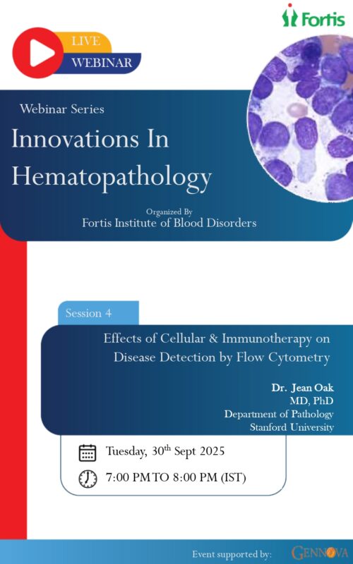 Rahul Bhargava: Registration is Open for Innovations in Hematopathology Webinar