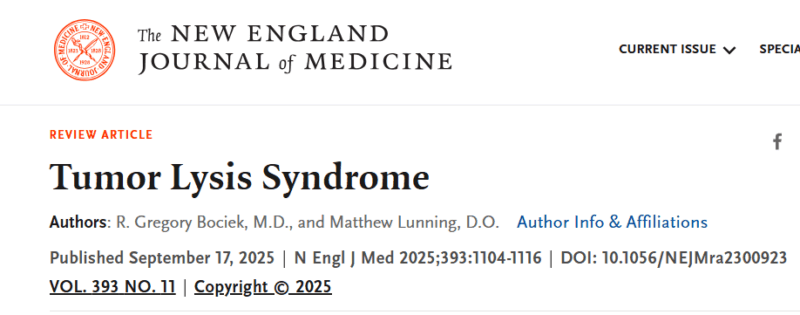 Oscar Tahuahua Reflects on a New Study About Tumor Lysis Syndrome 2025