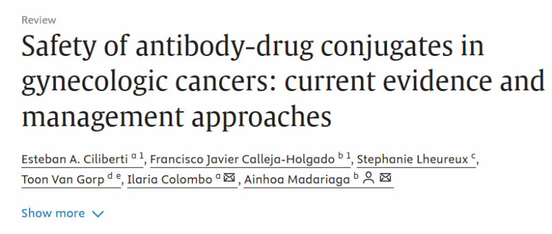 Ainhoa Madariaga: Safety and Management of ADC Toxicity in Gynecological Cancers