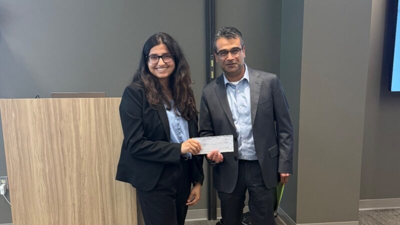 Syed Husain: Congrats to Nikita Wadhwani for Winning the First Prize in Anal Cancer Screening Research