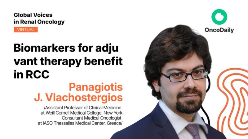 Dr.  Panagiotis J Vlachostergios Highlights from VIRO 2025 on Biomarkers for adjuvant therapy benefit in RCC