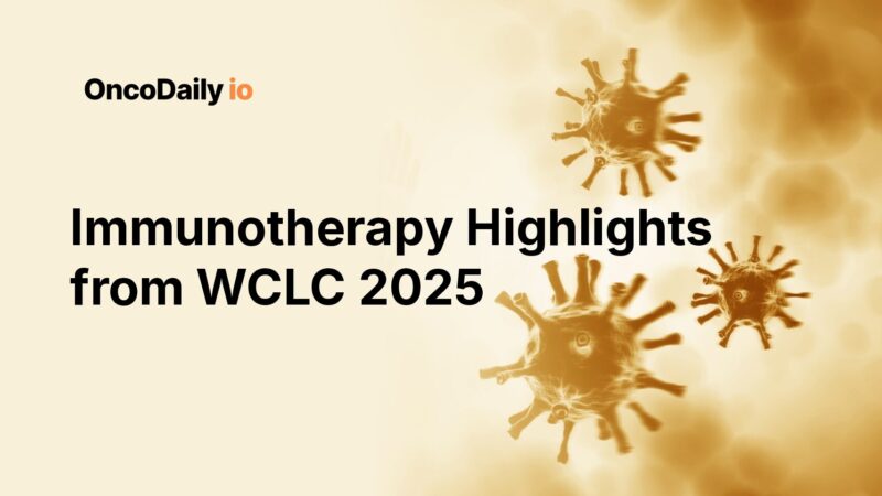 Immunotherapy Highlights from WCLC 2025