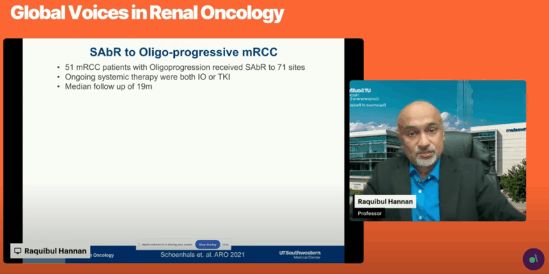 Oligoprogressive RCC Dr. Raquibul Hannan