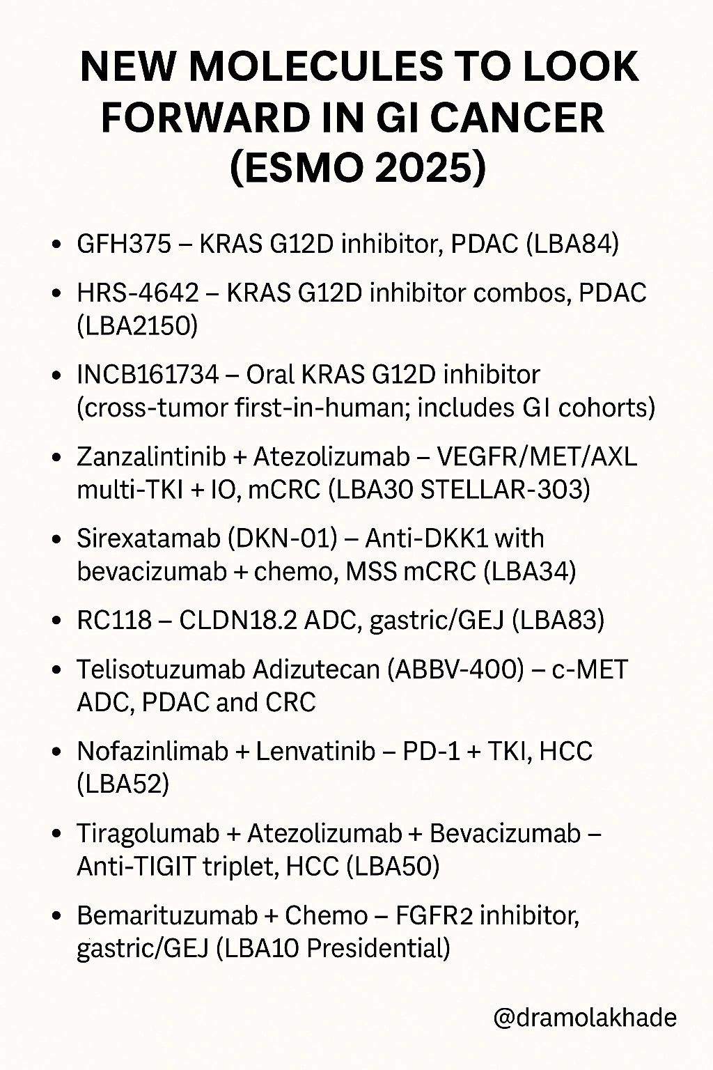 Amol Akhade: New Molecules to Look Forward to in GI Cancers at ESMO 2025 
