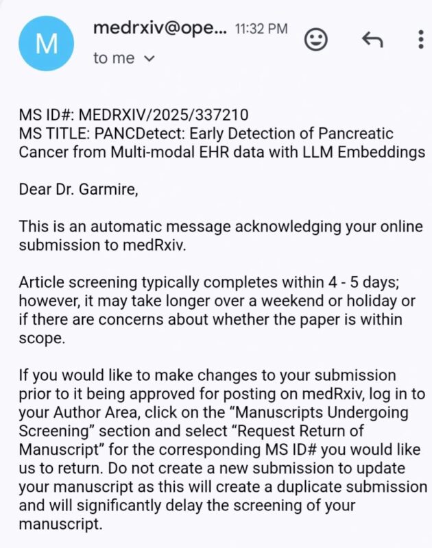 Cancer Research, Lana Garmire