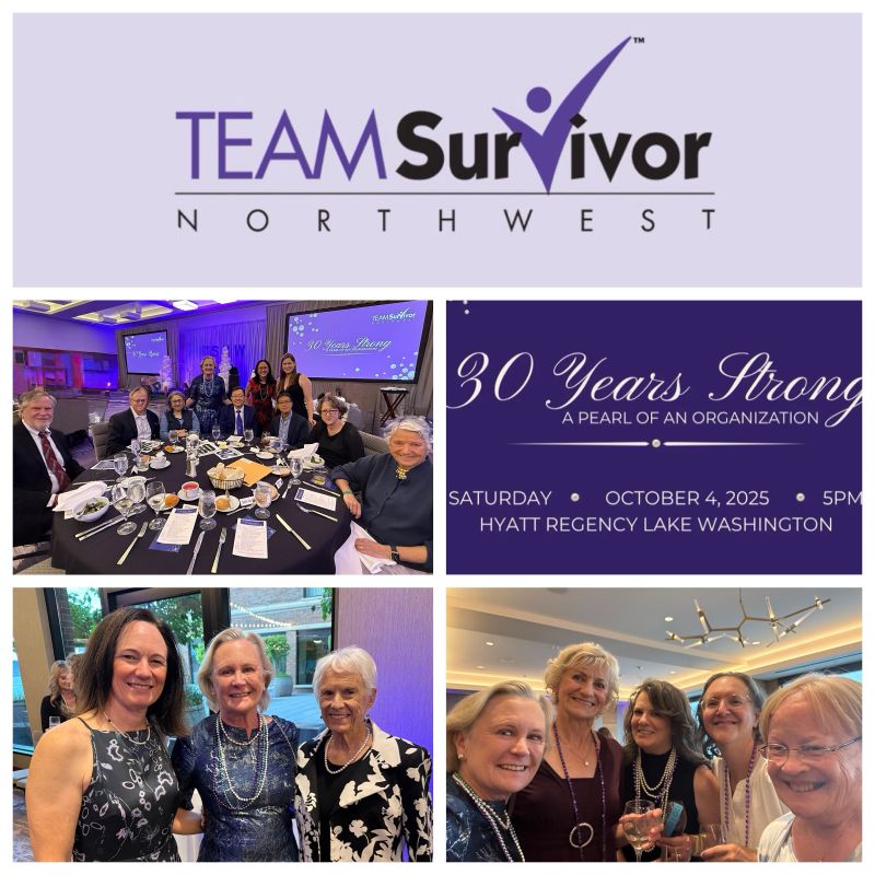 Julie Gralow: Celebrating 30 years of Team Survivor Northwest