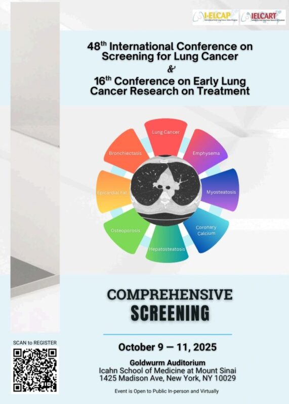 Louis Gros: Speaking on Lung Cancer Surgery in Octogenarians at I-ELCAP New York Conference