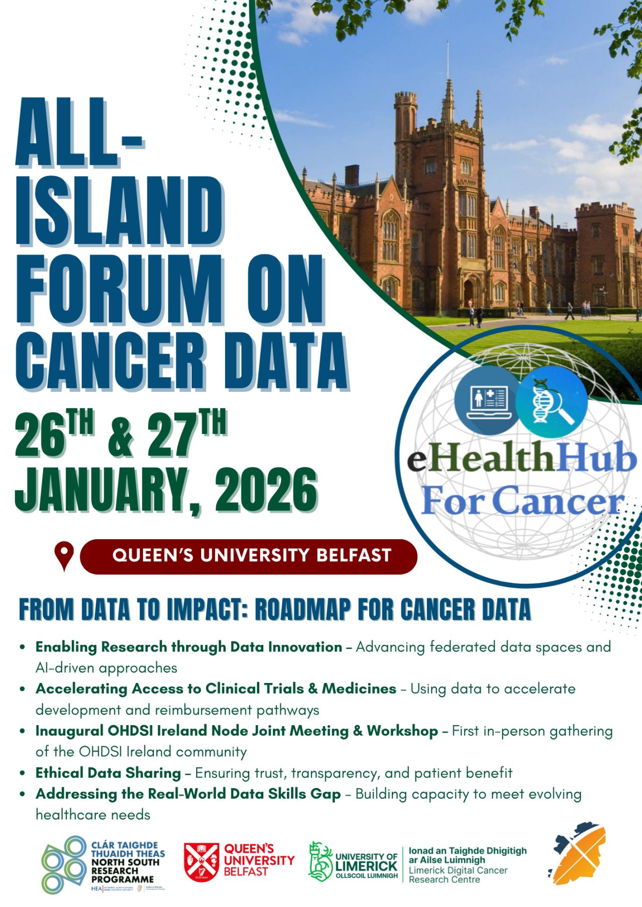Mark Lawler: 2nd All-Island Forum on Cancer Data at Queen's University Belfast