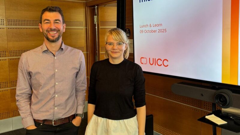 Yannick Romero and Emily Norma Joynes Present UICC’s Advocacy Against Tobacco Use