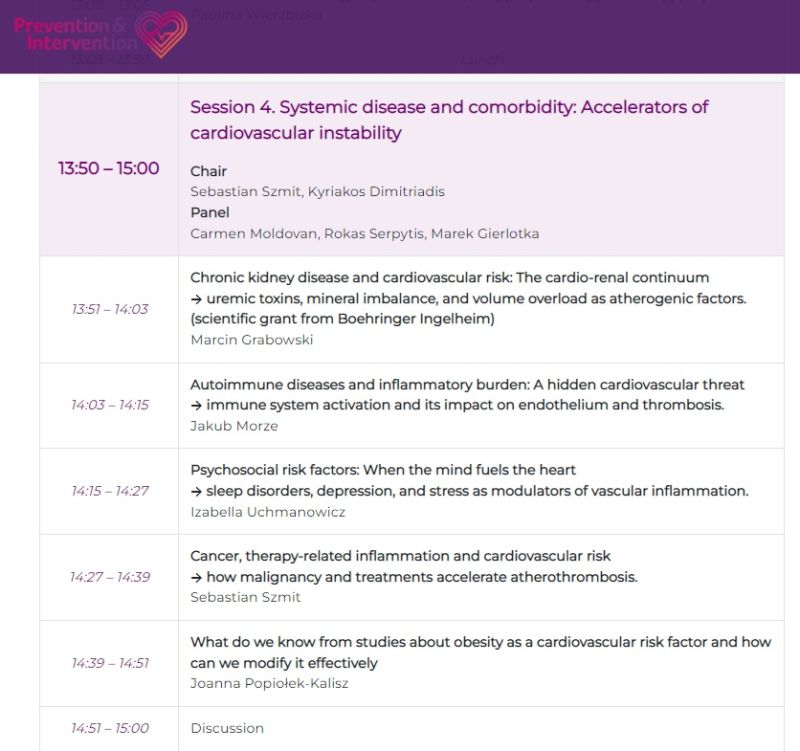 Sebastian Szmit: A Truly Extraordinary Session at Prevention and Intervention 2025
