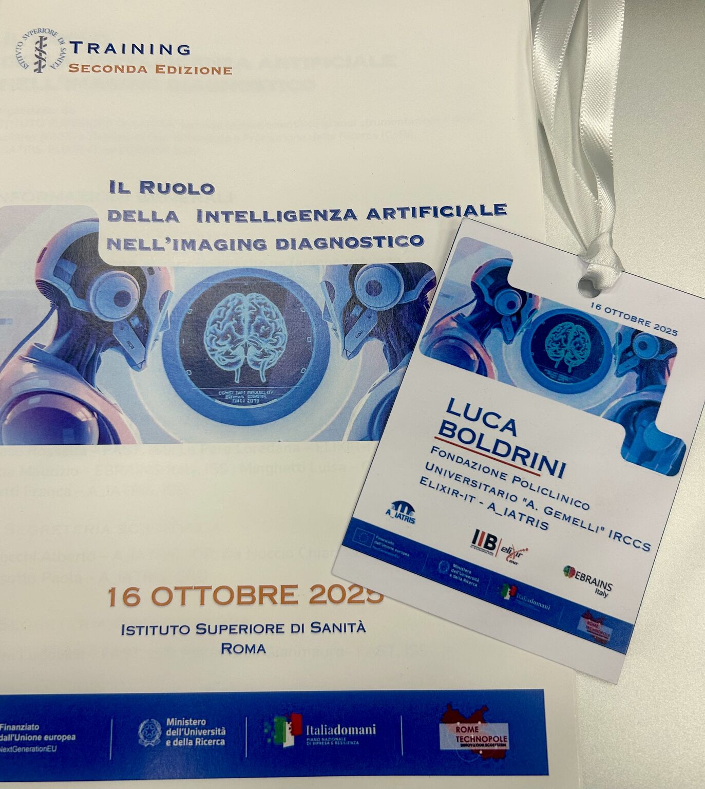 Luca Boldrini: Exploring Radiogenomics at Italian National Institute of Health Meeting