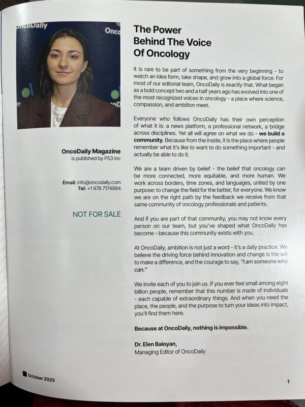 Elen Baloyan: The Power Behind the Voice of Oncology