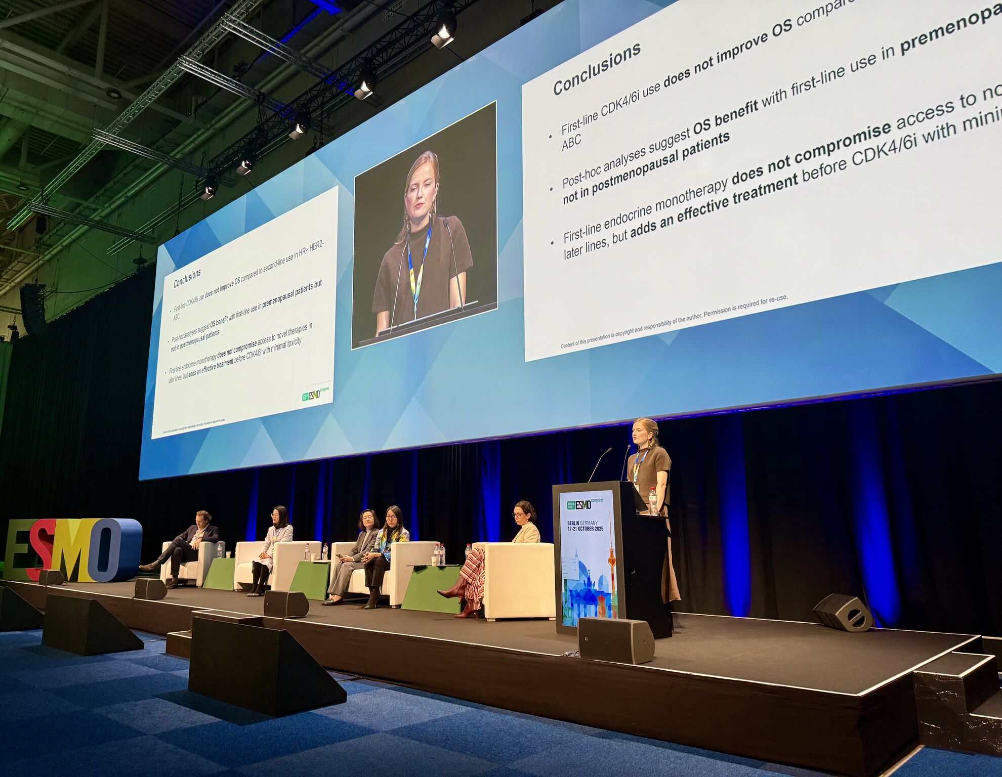 Gabe Sonke: Noor Wortelboer Presented the OS Results of the SONIA trial at ESMO25 2 Gabe Sonke: Noor Wortelboer Presented the OS Results of the SONIA trial at ESMO25