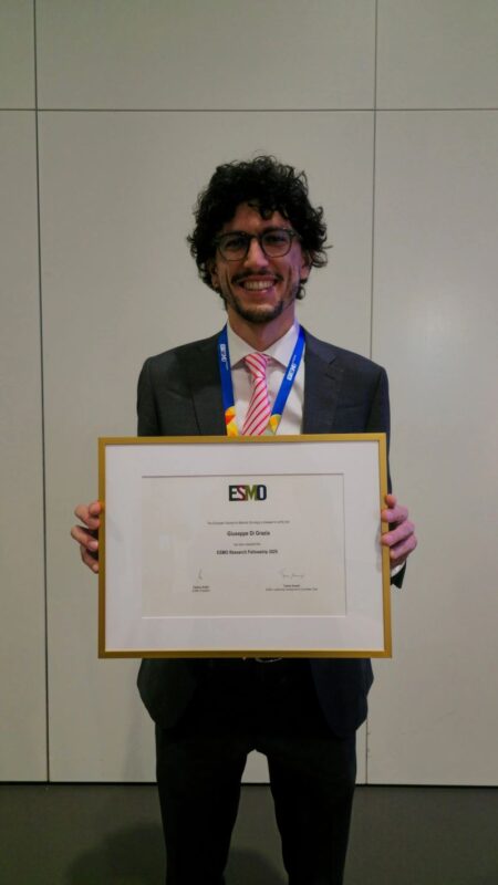Giuseppe Di Grazia: Honored to Have Been Awarded an ESMO Research Fellowship