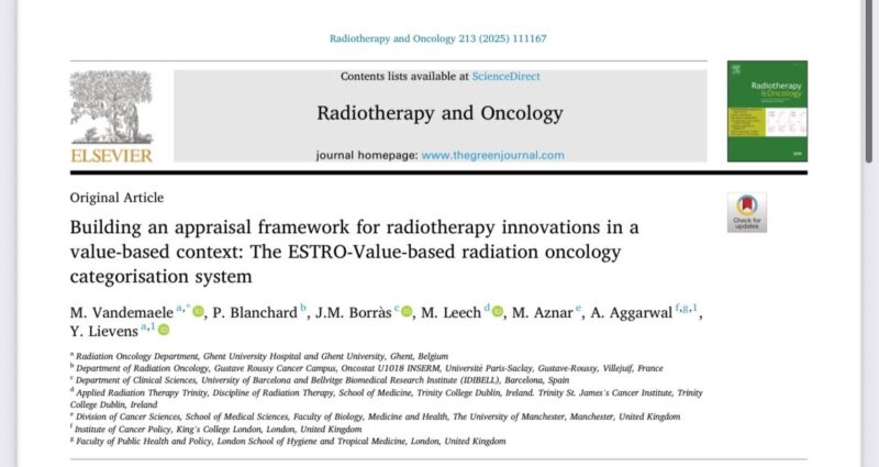 Fabio Ynoe de Moraes: Reframing Innovation in Radiation Oncology - From Technology to Value 2 Fabio Ynoe de Moraes: Reframing Innovation in Radiation Oncology - From Technology to Value