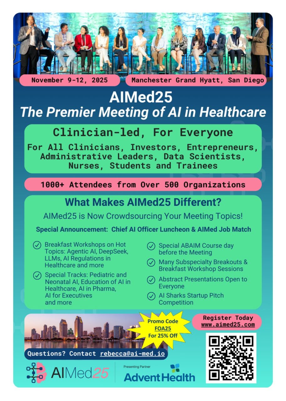 Manj Reddy Manoj Reddy: Co-Hosting AI-Med25 Oncology Subspecialty Meet-Up on the ...