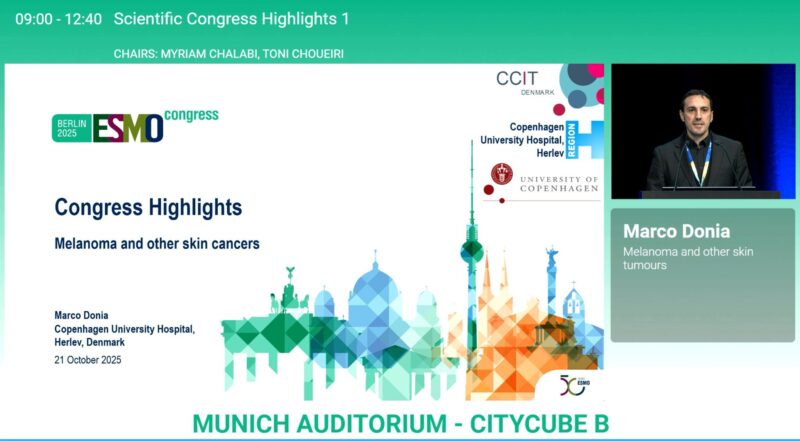 Marco Donia: Highlights of Melanoma and other Skin Tumors, ESMO Congress 2025 2 Marco Donia: Highlights of Melanoma and other Skin Tumors, ESMO Congress 2025