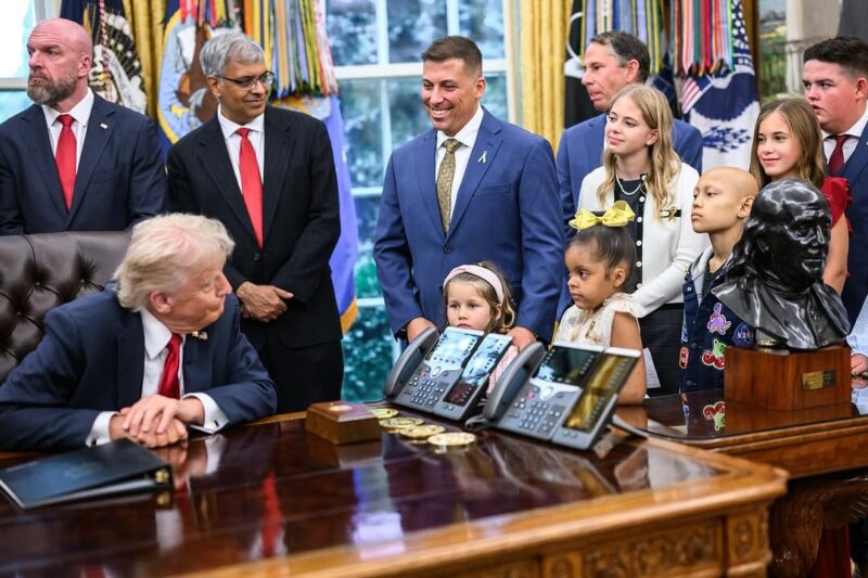 Trump Signs Executive Order Doubling AI Funding for Pediatric Cancer Research