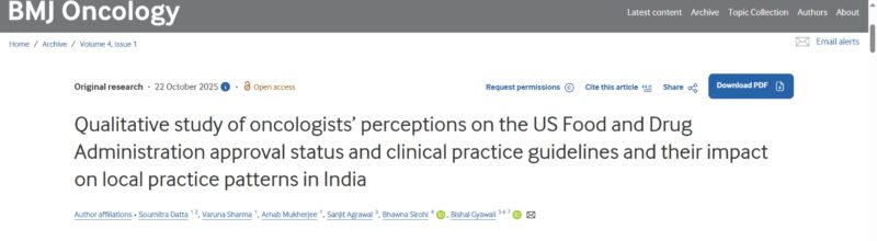 Bishal Gyawali: How Oncologists in India Use Guidelines to Make Decisions 2 Bishal Gyawali