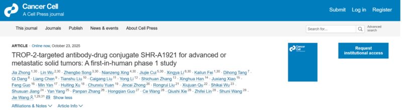 Anirban Maitra: Phase 1 Data from a new TROP2 Targeted Antibody Drug Conjugate in Solid Tumors 2 Anirban Maitra: Phase 1 Data from a new TROP2 Targeted Antibody Drug Conjugate in Solid Tumors