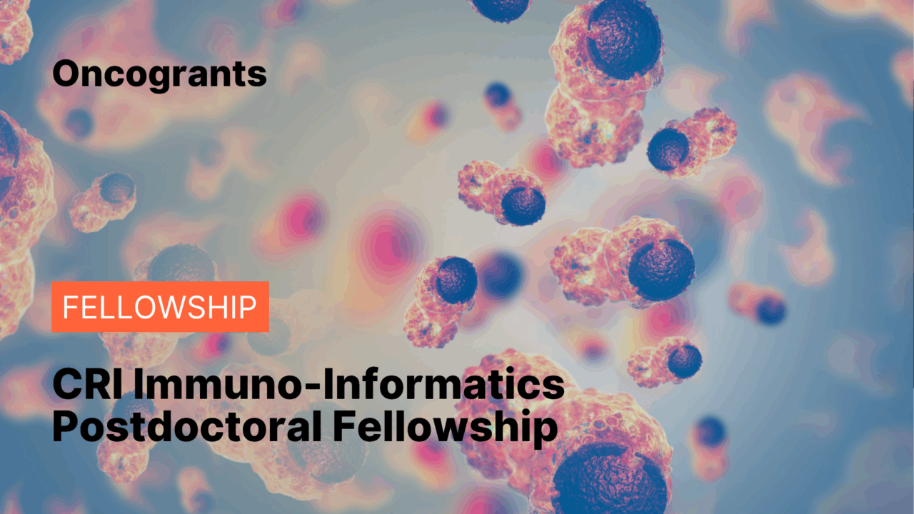CRI Immuno-Informatics Postdoctoral Fellowship