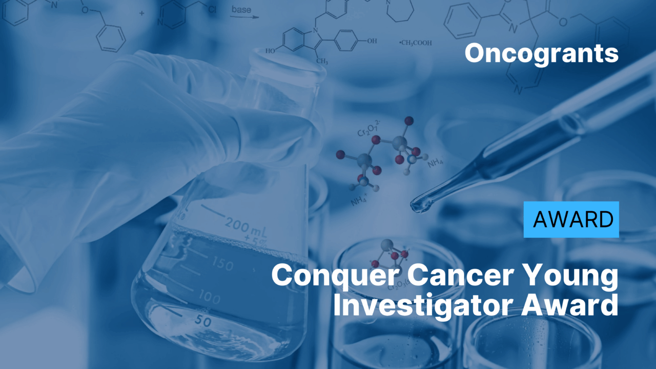 Conquer Cancer Young Investigator Award