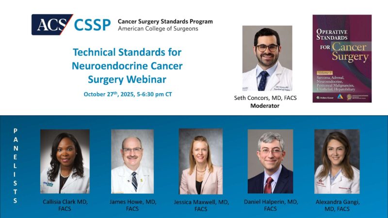 Technical Standards for Neuroendocrine Cancer Surgery - ACS Cancer Programs
