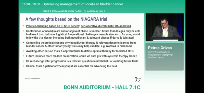 Neeraj Agarwal: Wonderful Talk by Petros Grivas on Neoadjuvant Bladder Cancer Treatment