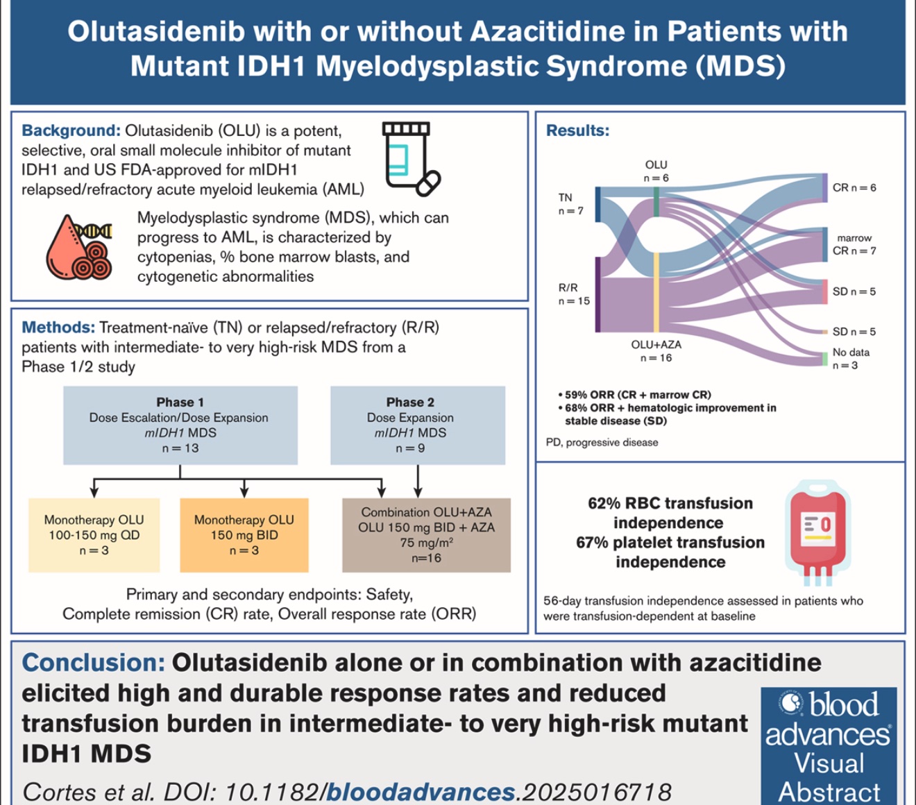 Talha Badar: Olutasidenib Alone or Combined with Azacitidine in Mutant IDH1 MDS 2 Olutasidenib