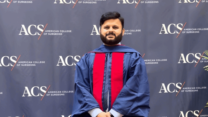 Hassan Hashmi: Honored to be Inducted as a Fellow of the American College of Surgeons at the ACS Clinical Congress 2025
